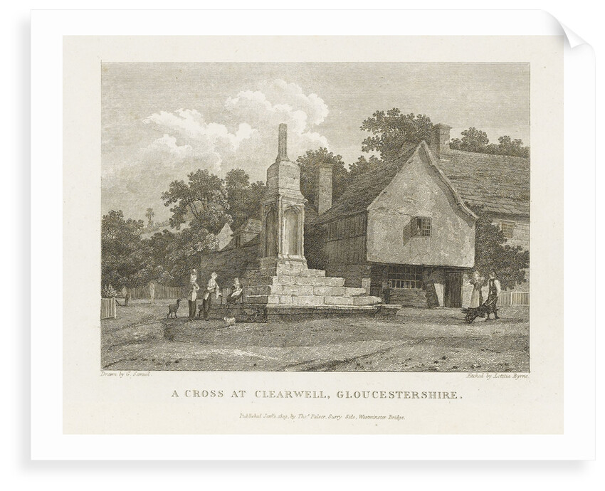 A Cross at Clearwell, Gloucestershire by George Samuel