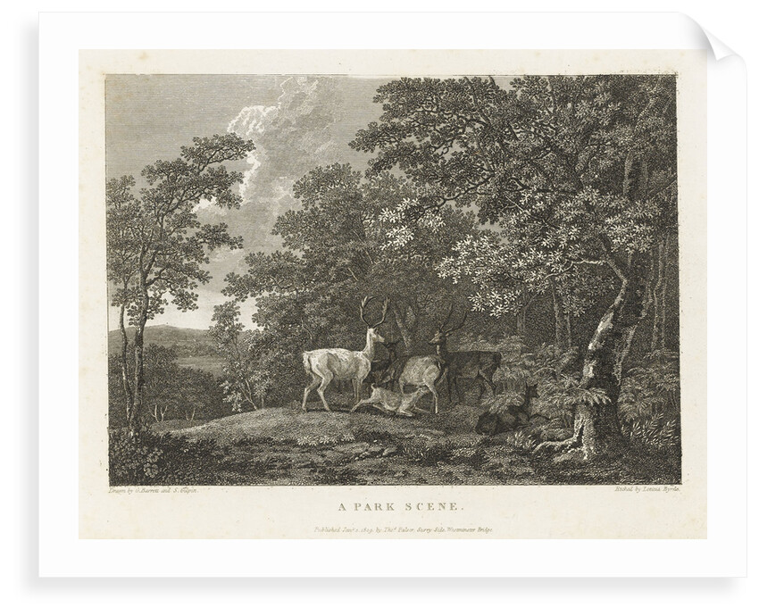 A Park Scene by George Barret