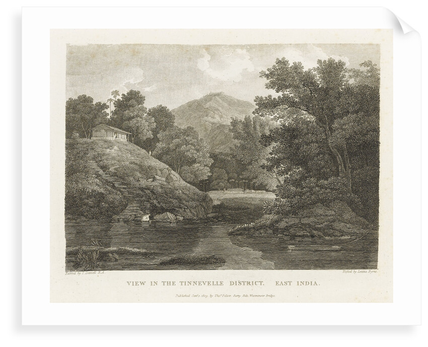 View in the Tinnevelle district, East India by Thomas Daniell