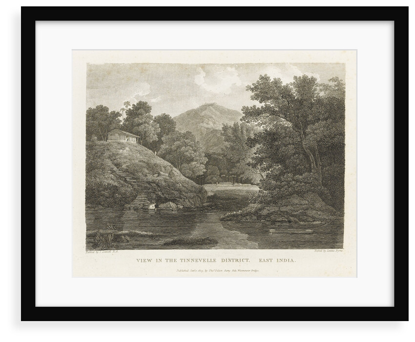 View in the Tinnevelle district, East India by Thomas Daniell