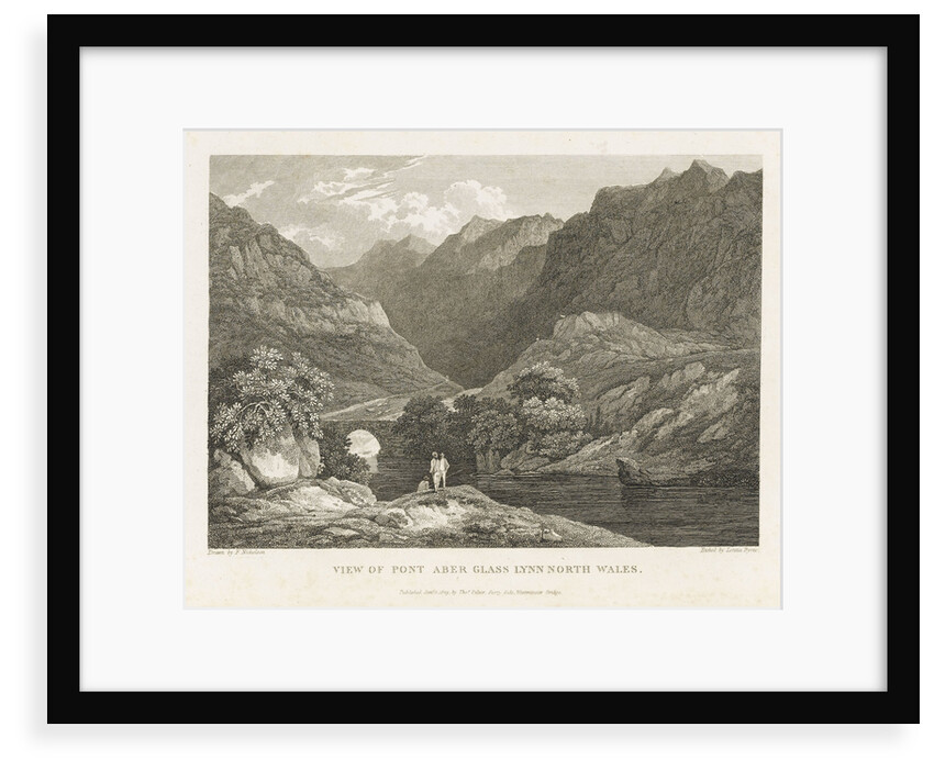 View of Pont Aber Glass Lynn, North Wales by Francis Nicholson