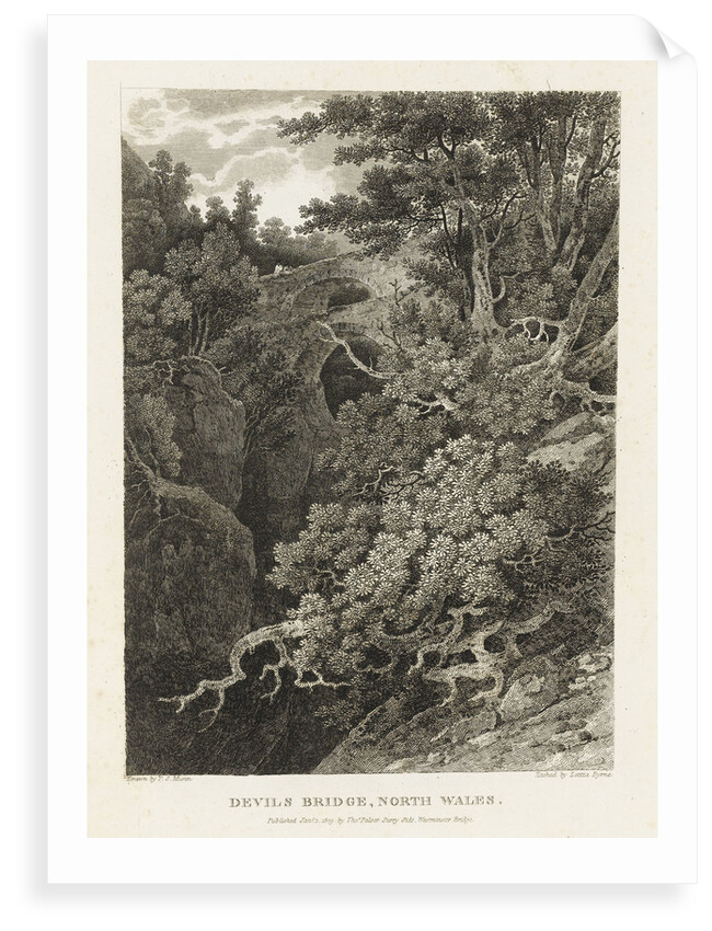 Devil's Bridge, North Wales by Paul Sandby Munn