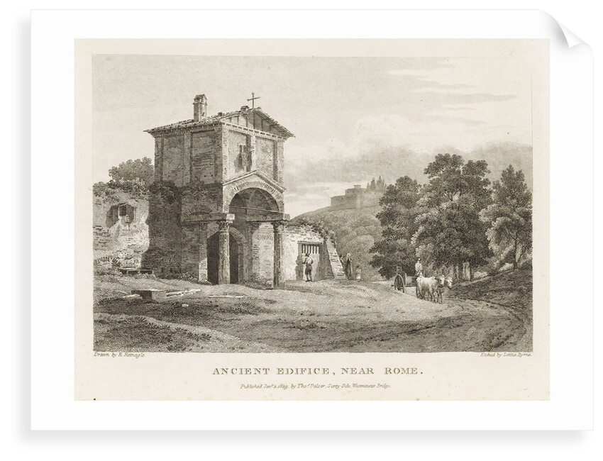 Ancient Edifice, near Rome by Ramsay Richard Reinagle
