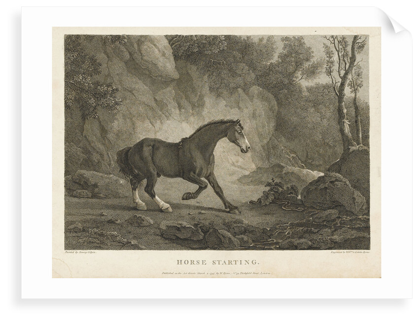 Horse starting by Sawrey Gilpin