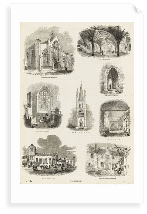 Page from Charles Knight's 'Old England: A Pictorial Museum' by Unknown