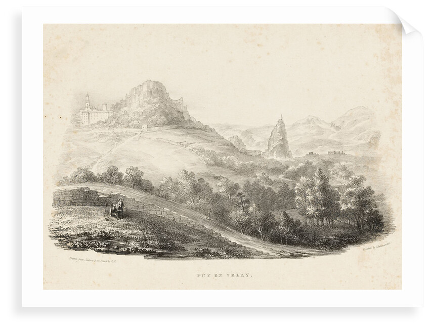 Puy en Velay by Charles Joseph Hullmandel