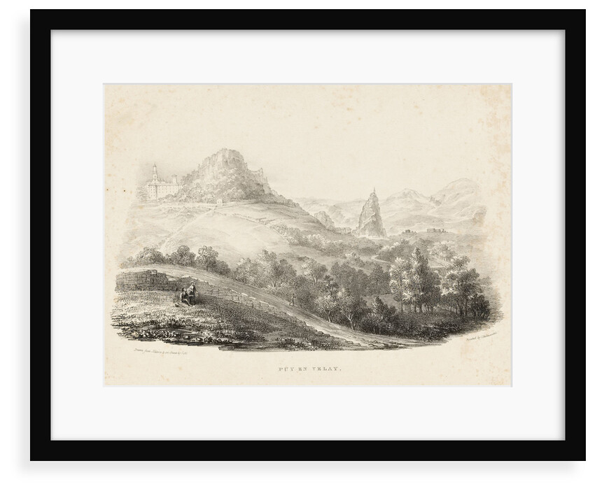 Puy en Velay by Charles Joseph Hullmandel