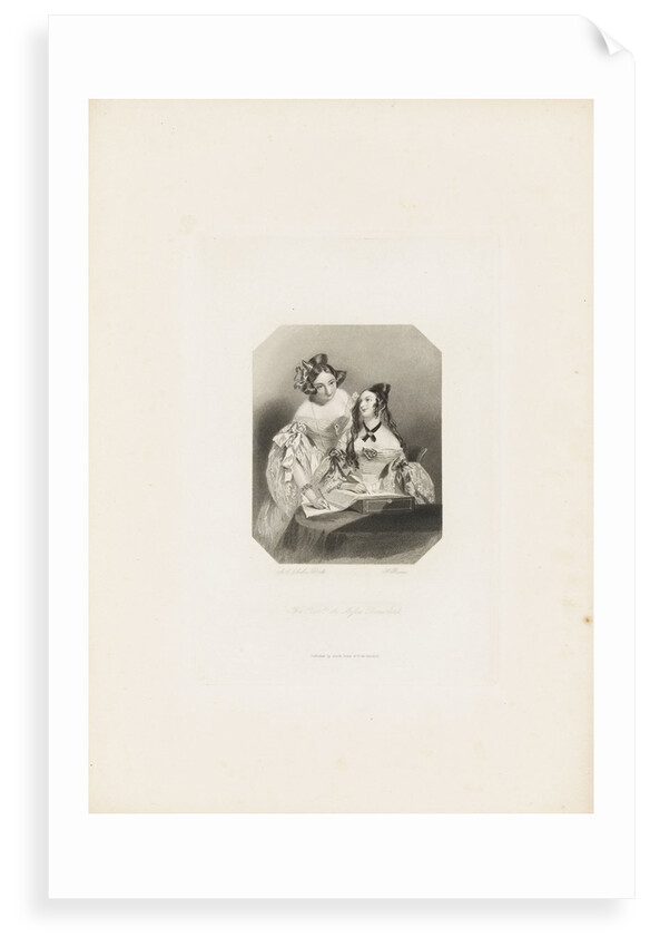 The Honble the Misses Beauclerk by Alfred Edward Chalon