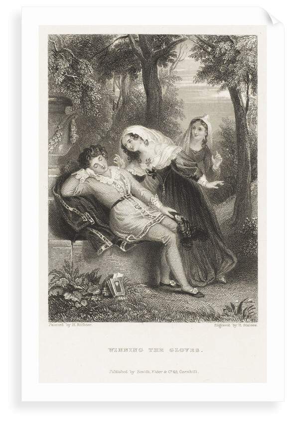Winning the Gloves by Henry James Richter