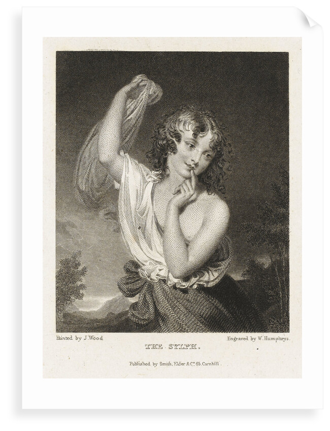 'The Sylph', detail by William Humphrys