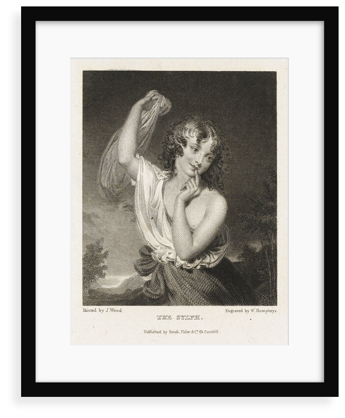 'The Sylph', detail by William Humphrys
