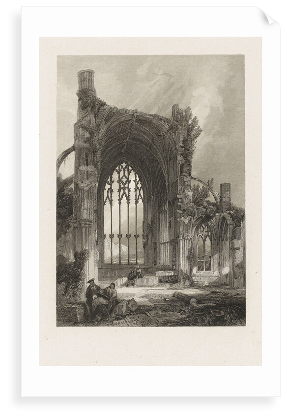Ruins of a church by unknown