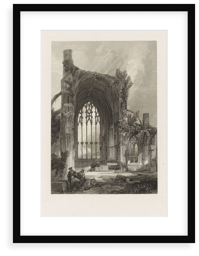 Ruins of a church by unknown