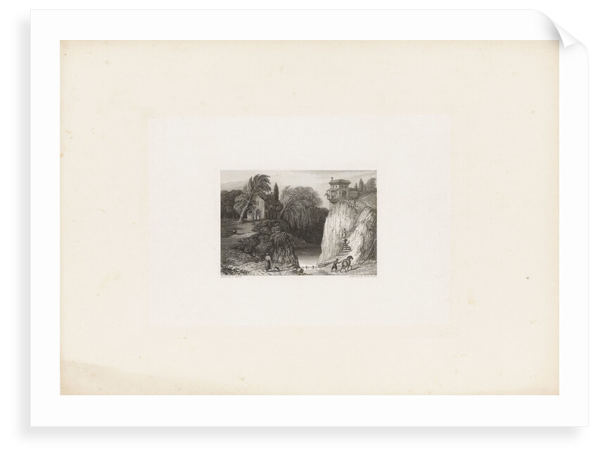 Riverside scene by Francis Herve