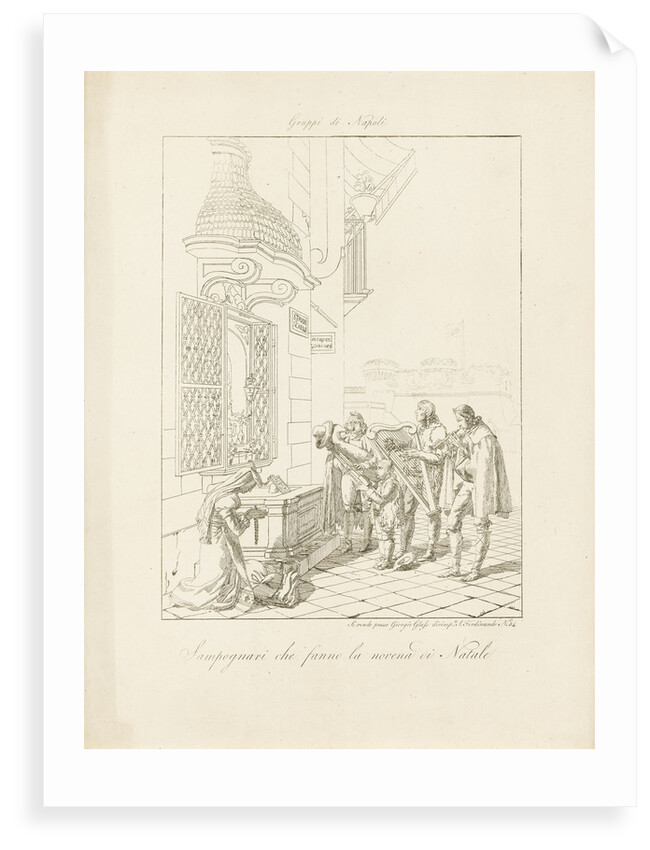Gruppi di Napoli. Sampognari che fanno la novena di Natale by Giorgio Glass