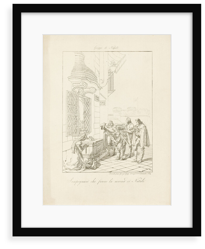 Gruppi di Napoli. Sampognari che fanno la novena di Natale by Giorgio Glass
