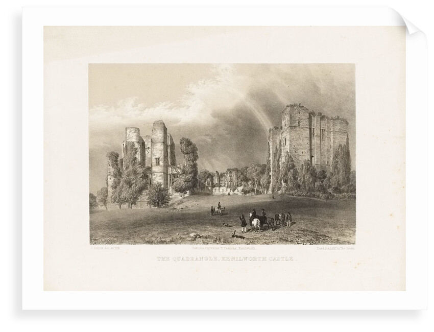 The Quadrangle, Kenilworth Castle by J. Salter