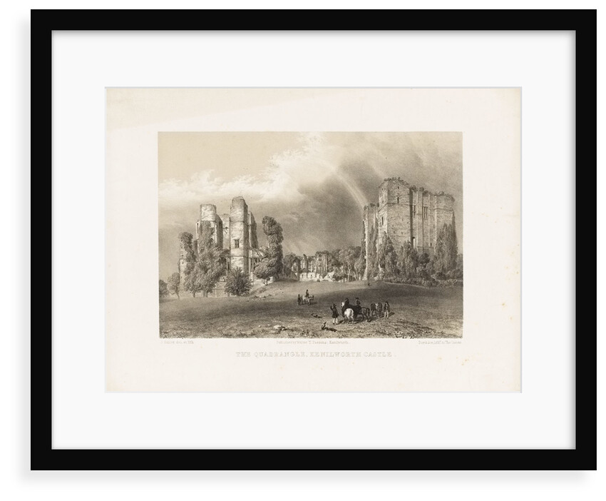 The Quadrangle, Kenilworth Castle by J. Salter