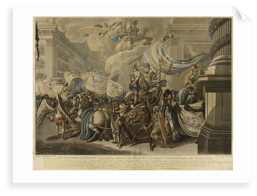Fame conducting Admiral Lord Nelson to her Temple by Johann Eckstein