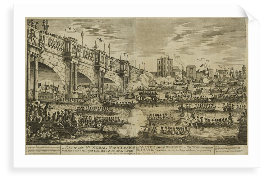 A view of Nelson's funeral procession by G. Thompson