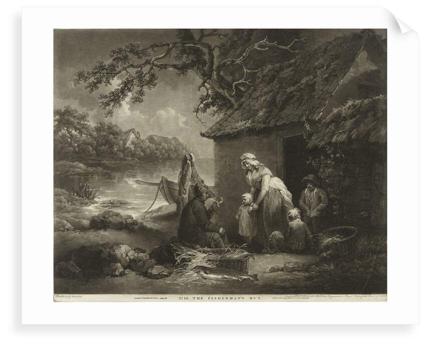 No.10. The Fisherman's Hut by George Morland