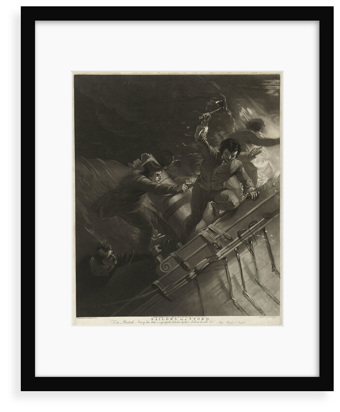 Sailors in a storm by Thomas Stothard