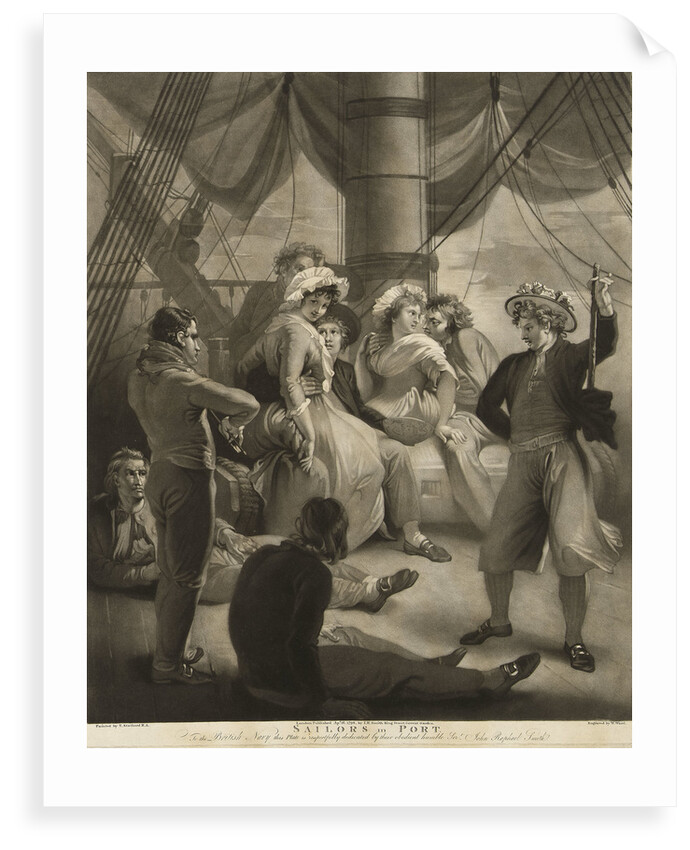 Sailors in port by Thomas Stothard