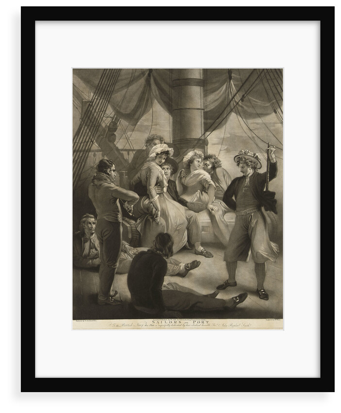 Sailors in port by Thomas Stothard
