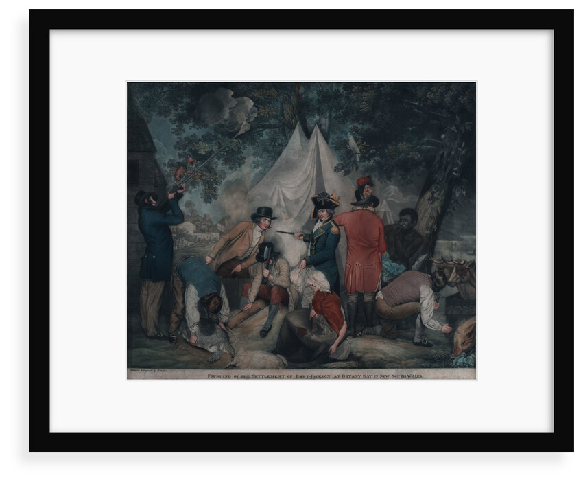 Founding of the Settlement of Port-Jackson at Botany Bay in New South Wales by T. Gosse