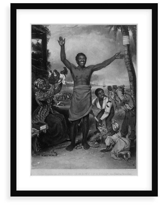 To the friends of Negro Emancipation, (Negros rejoicing at their freedom) by Alexander Rippingille
