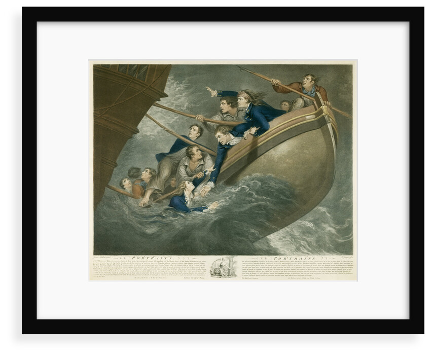 Portraits of the Officers and Men who were preserv'd from the Wreck of the Centaur by James Northcote