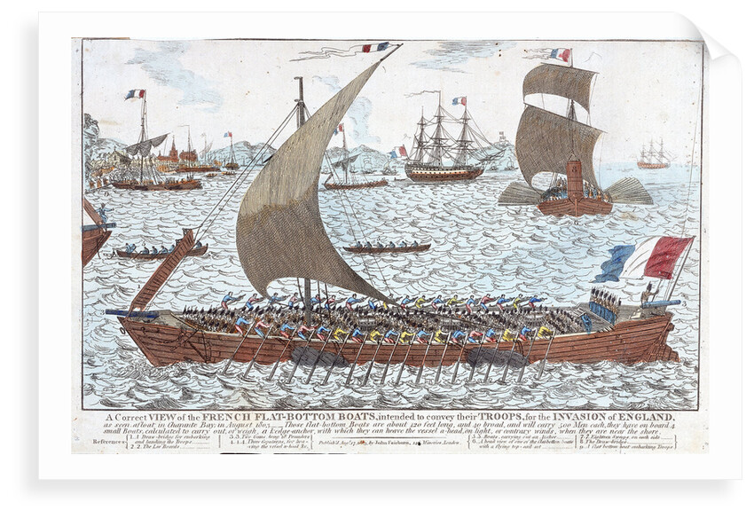 A Correct View of the French Flat-Bottom Boats... by John Fairburn