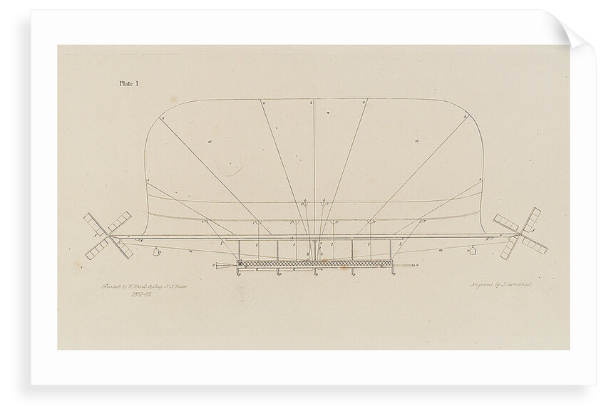 Side view of Atmotic ship by W. Bland