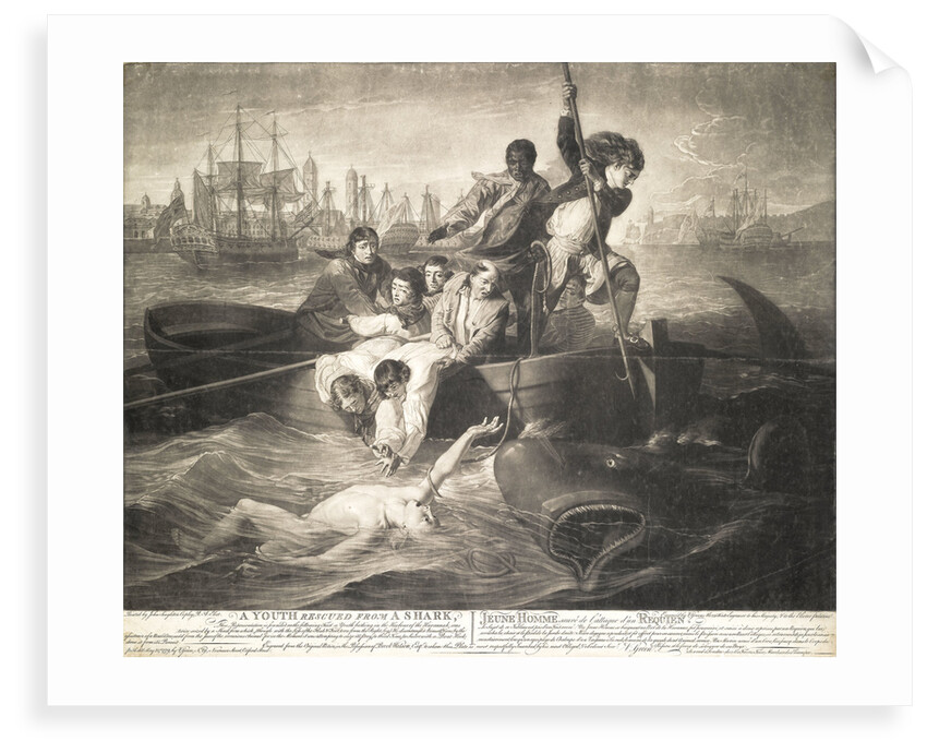 A youth rescued from a shark by John Singleton Copley