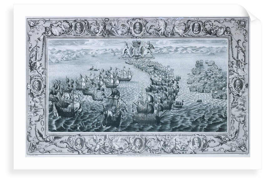 The Spanish Armada, 1588 by C. Lempriere