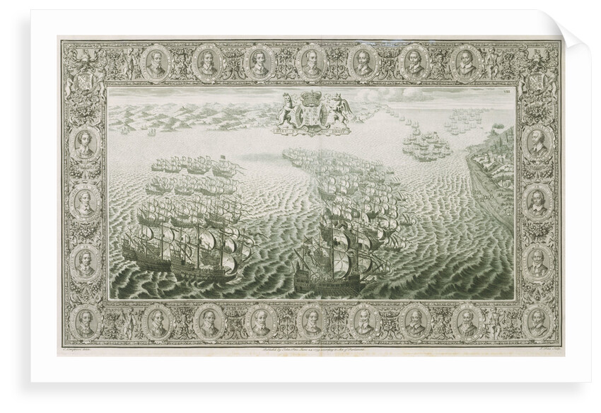 Armada 1588. 27th July the pursuit up the Straits by C. Lempriere
