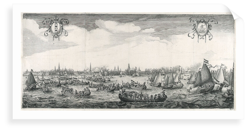 Royal visit to Amsterdam by Simon de Vlieger