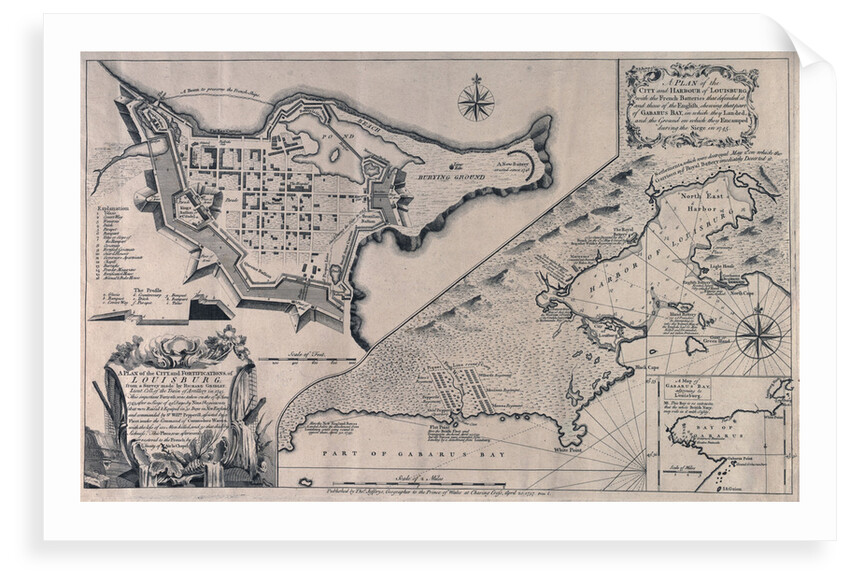 Engagement between the 'Suffolk', 'Houghton' and 'Godolphin' and two French ships of war, 9 March 1757 by Richard Paton