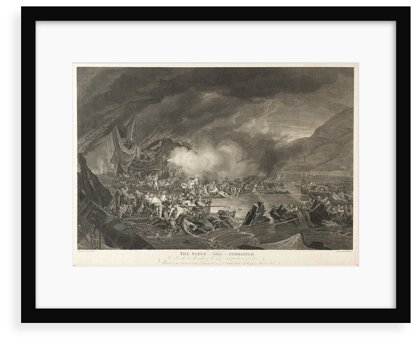 The scene before Gibraltar, 14 September 1782 by James Jefferys