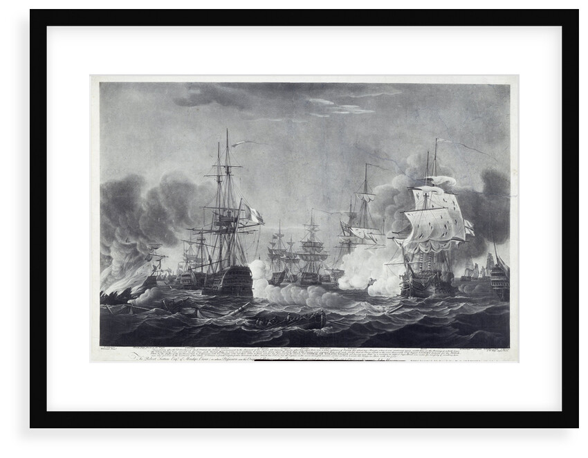 Battle of the Nile by Thomas Whitcombe