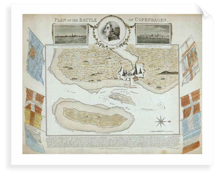 Plan of the Battle of Copenhagen by John Brydon