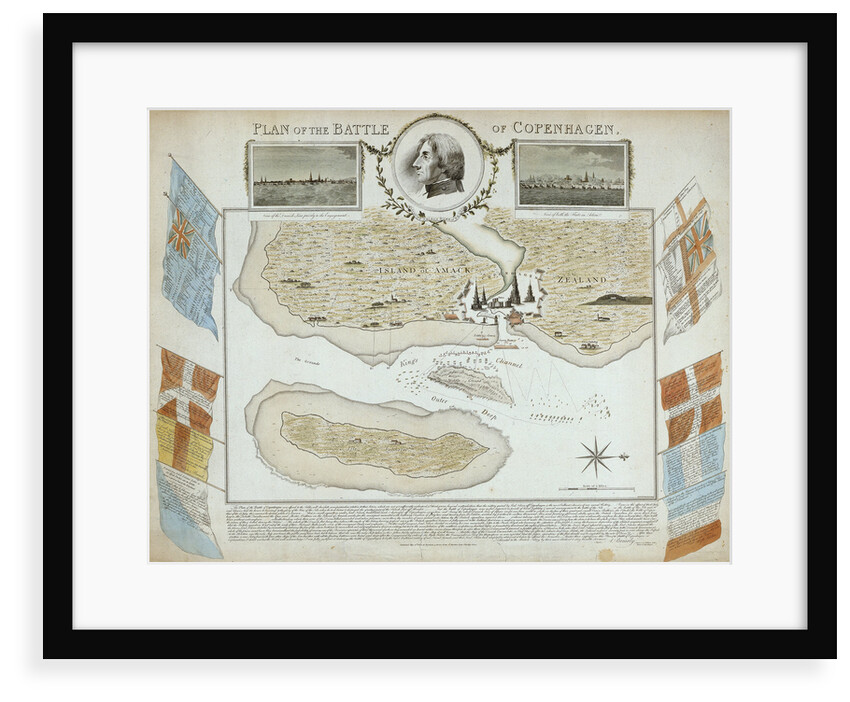 Plan of the Battle of Copenhagen by John Brydon