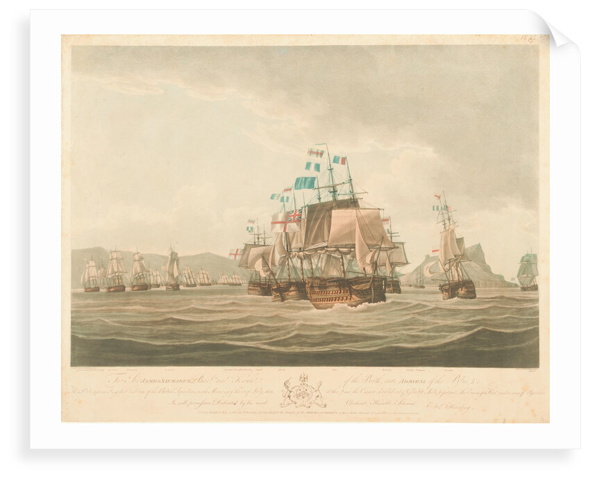 The British squadron at Gibraltar, 12 July 1801 by Jaheel Brenton