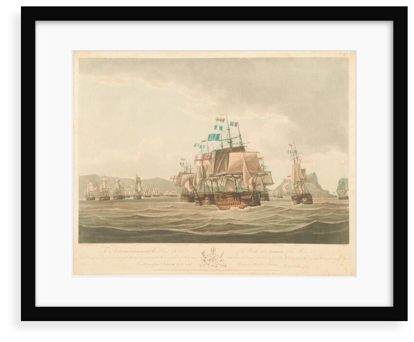 The British squadron at Gibraltar, 12 July 1801 by Jaheel Brenton