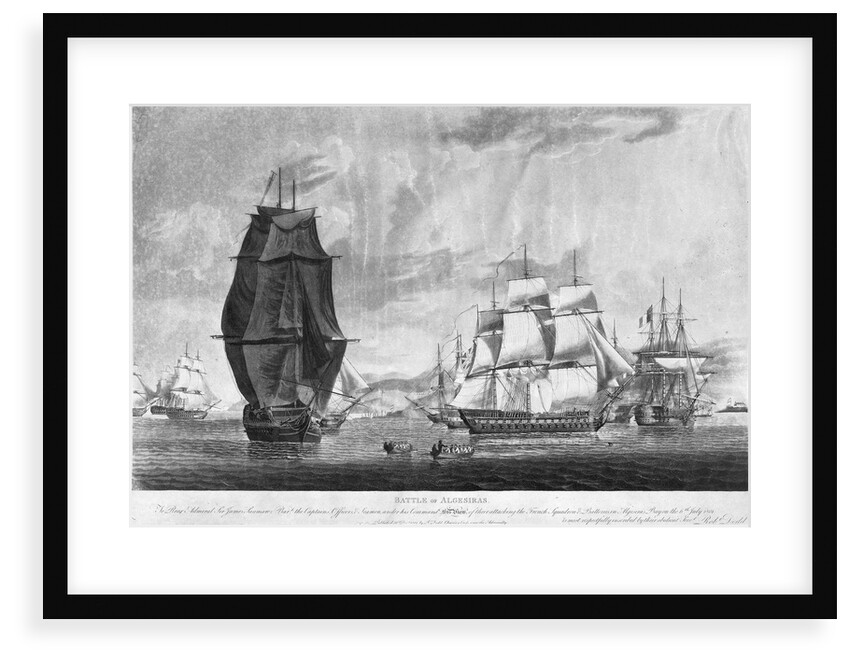 The Battle of Algeciras by Robert Dodd