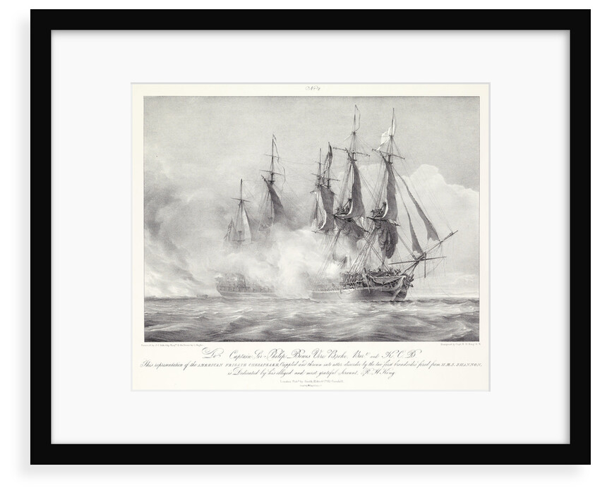 Action between HMS 'Shannon' and the American frigate 'Chesapeake' by Richard King