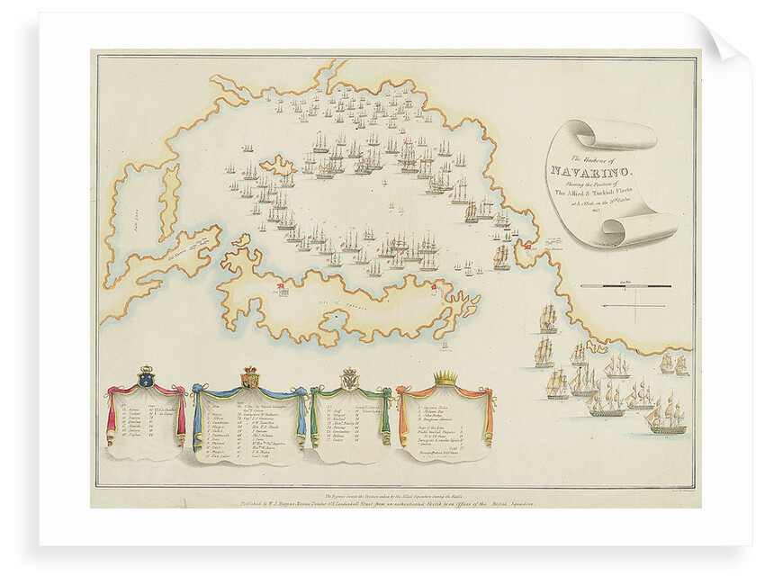 Battle of Navarino by J. Hitchens