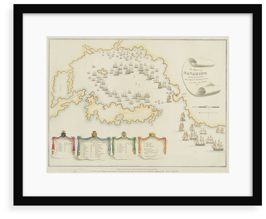 Battle of Navarino by J. Hitchens
