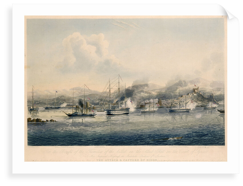 The attack and capture of Sidon by J. F.