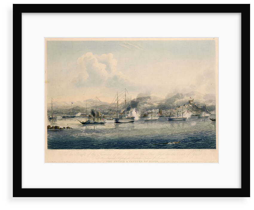 The attack and capture of Sidon by J. F.